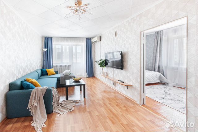 

2-к. квартира, 47 м², 2 кровати