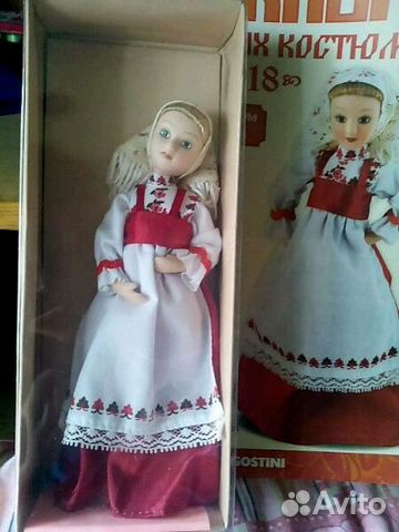 Кукла в повседневном костюме Пермской губернии