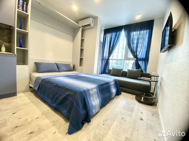 

Квартира-студия, 19 м², 2 кровати
