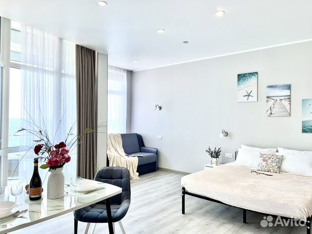 

Квартира-студия, 50 м², 2 кровати