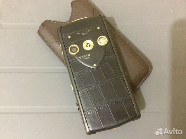 Vertu Constellation Touch Black gold Alligator