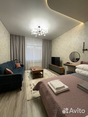 

1-к. квартира, 42 м², 2 кровати