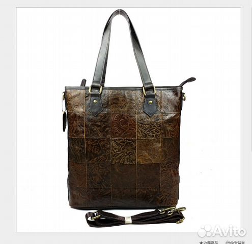 Сумочка женская из натуральной кожи с тиснением Сумочка женская из натуральной кожи с тиснением