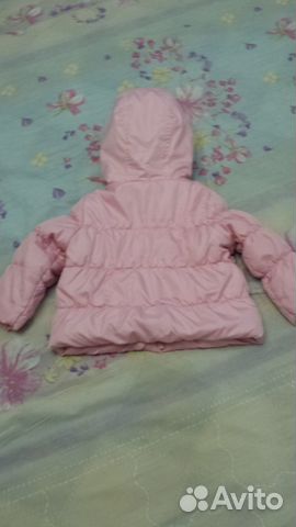 Куртка для девочки на весна-осень рост 80-86-92