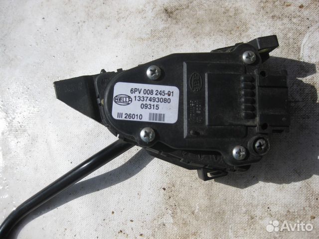 Fiat Ducato Педаль газа Hella 1337493080 Fiat Ducato Педаль газа Hella 1337493080