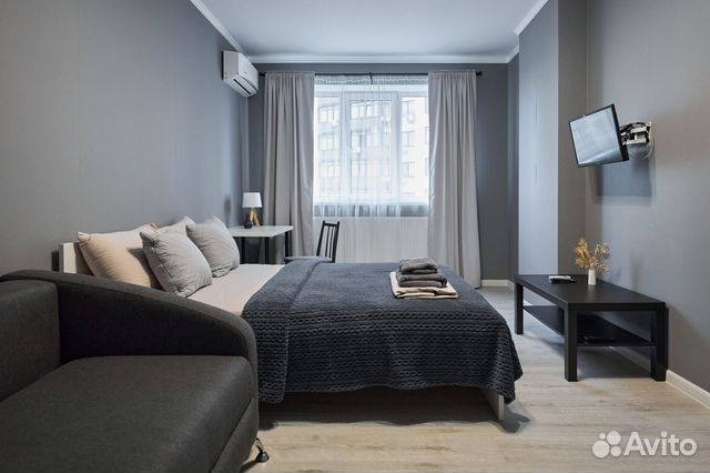 

1-к. квартира, 45 м², 2 кровати