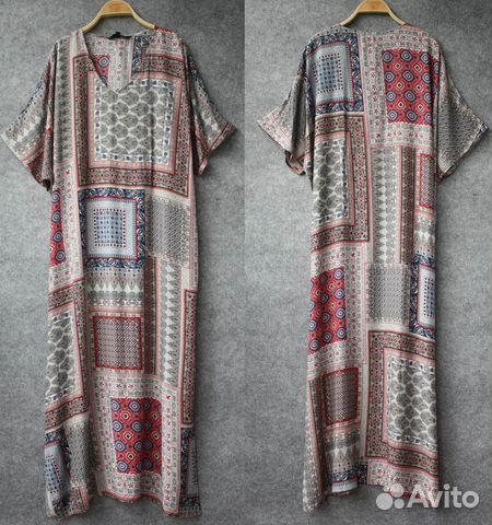 Плюсайз Легчайшее платье из вискозы