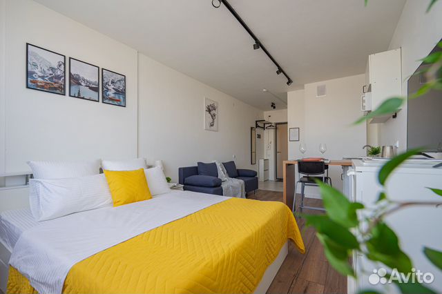 

Квартира-студия, 25 м², 2 кровати
