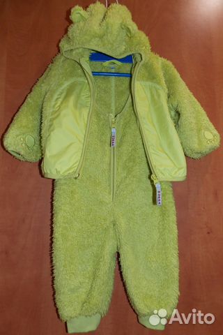 Huppa р.74 костюм флисовый лохматый Huppa р.74 костюм флисовый лохматый