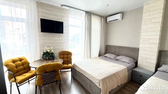 

Квартира-студия, 25 м², 2 кровати