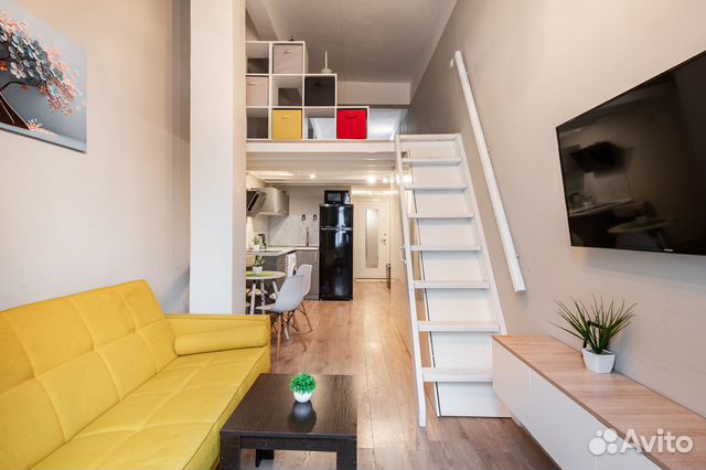 

Квартира-студия, 36 м², 2 кровати