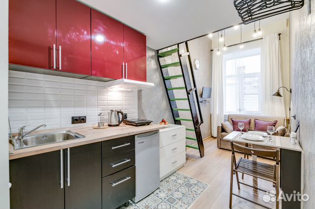 

Квартира-студия в апарт-отеле, 15 м², 2 кровати
