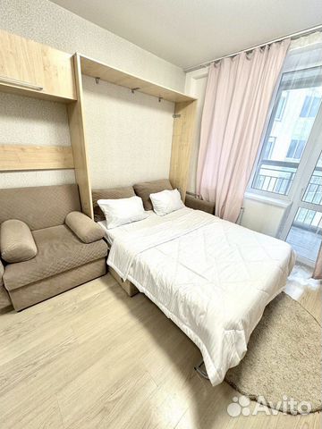 

Квартира-студия, 30 м², 1 кровать