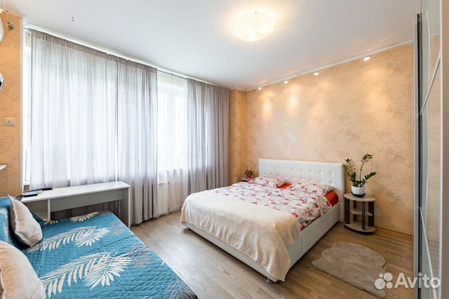 

1-к. квартира, 46 м², 2 кровати
