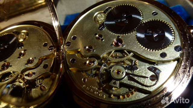 Золотые карманные часы IWC