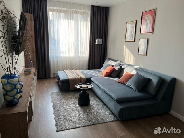 

1-к. квартира, 45 м², 2 кровати