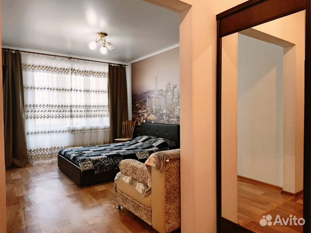 

1-к. квартира, 38 м², 2 кровати