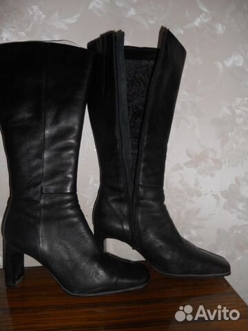 Зимние сапоги-кожа лайка,38 размер,италия,Б/У Зимние сапоги-кожа лайка,38 размер,италия,Б/У