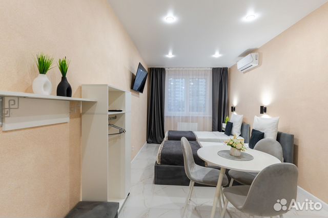 

Квартира-студия, 23 м², 2 кровати