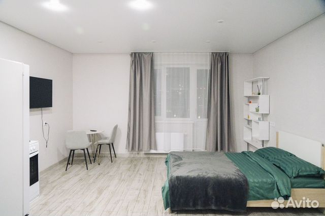 

Квартира-студия, 32 м², 1 кровать
