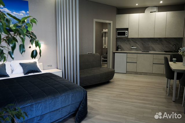

1-к. квартира в апарт-отеле, 42 м², 2 кровати