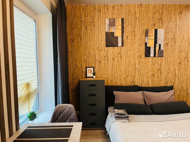 

Квартира-студия, 27 м², 2 кровати