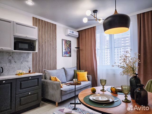 

1-к. квартира, 43 м², 2 кровати