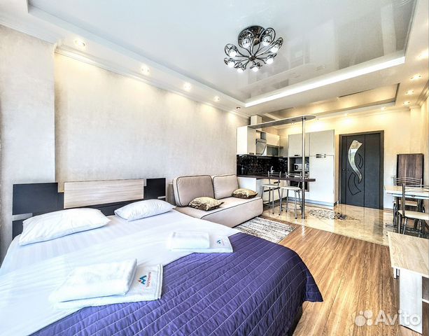 

Квартира-студия, 40 м², 2 кровати