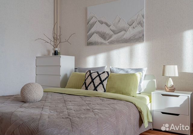 

1-к. квартира, 45 м², 3 кровати