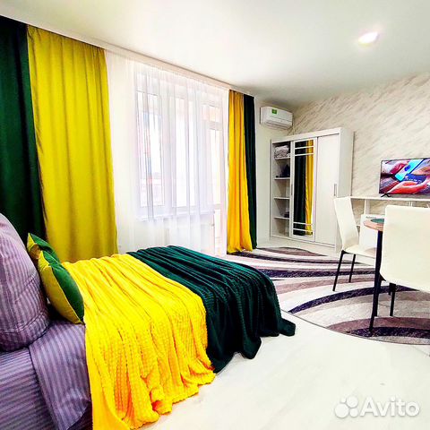 

Квартира-студия, 32,6 м², 2 кровати
