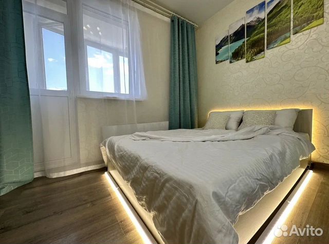 

Квартира-студия, 37 м², 2 кровати
