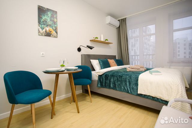 

Квартира-студия, 23 м², 2 кровати