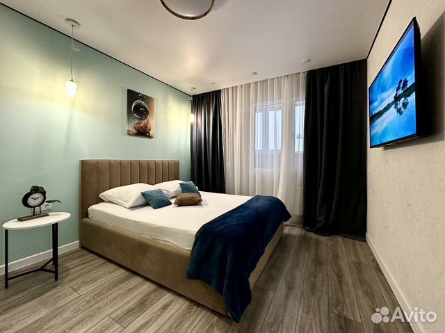 

1-к. квартира, 45 м², 2 кровати