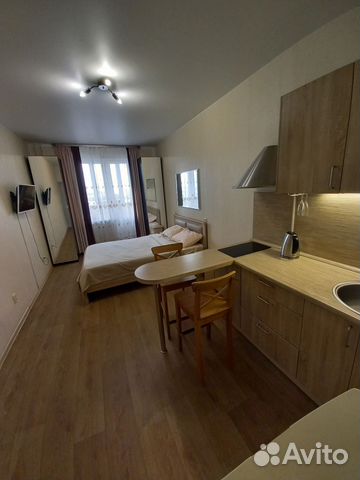 

Квартира-студия, 24 м², 2 кровати