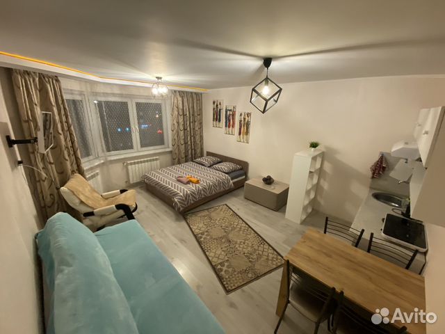 

Квартира-студия, 30 м², 2 кровати