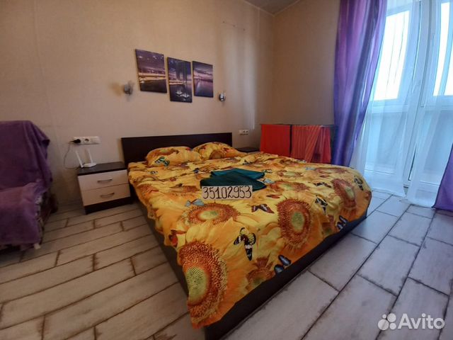

Квартира-студия, 29 м², 2 кровати