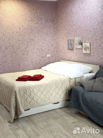 

1-к. квартира, 34 м², 2 кровати