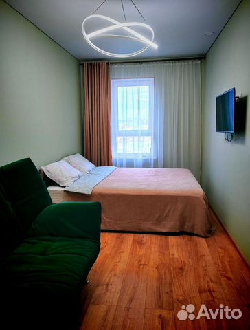 

1-к. квартира, 34 м², 2 кровати