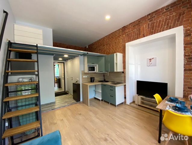 

Квартира-студия, 28 м², 3 кровати