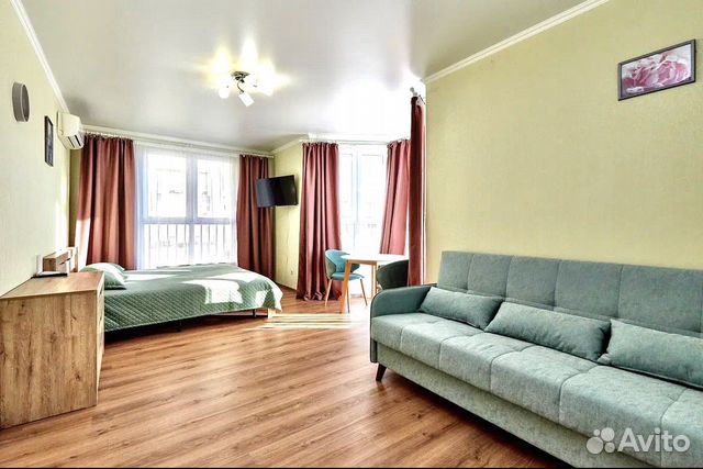 

1-к. квартира, 46 м², 2 кровати