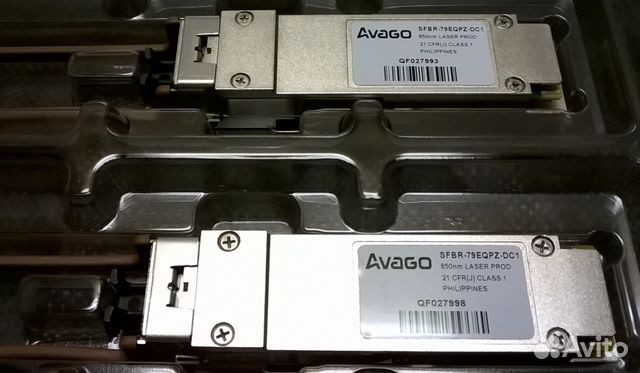 Новый трансивер 40Gbs avago sfbr-79eqpz-DC1