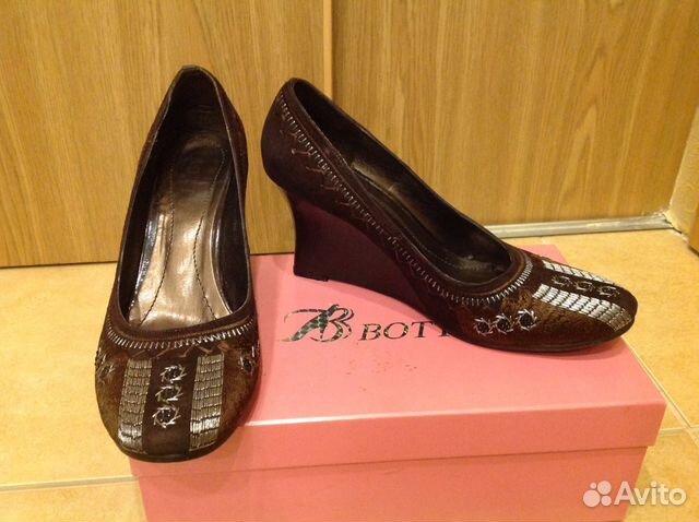 Туфли, натуральная замша, размер 38, на 37