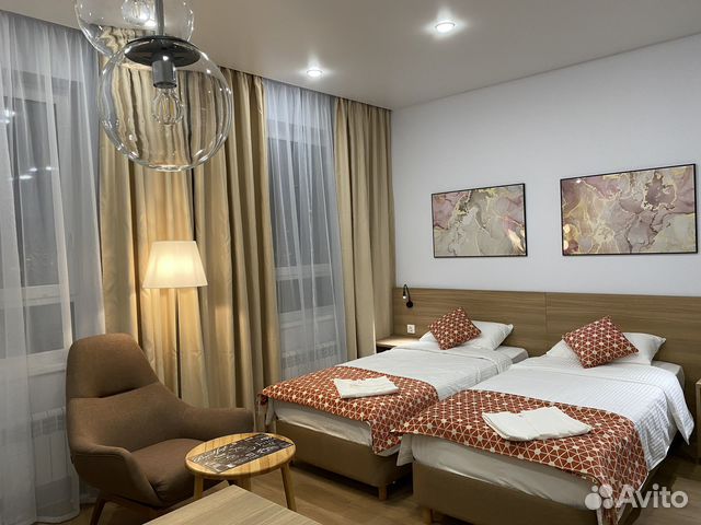 

Квартира-студия, 27,4 м², 2 кровати