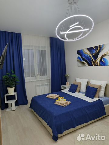

1-к. квартира, 40 м², 2 кровати