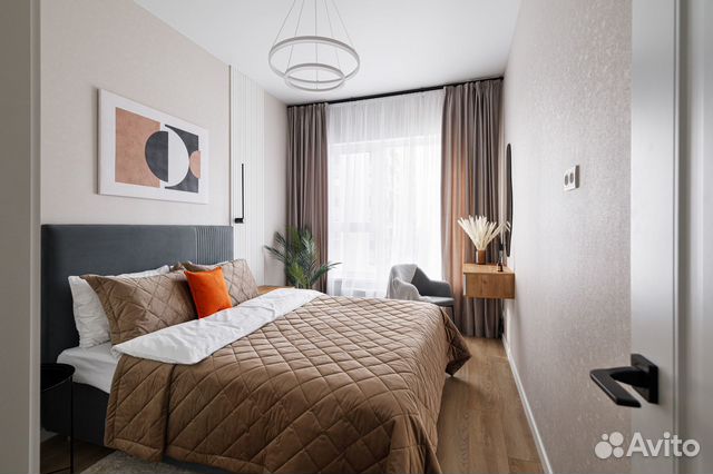 

1-к. квартира, 40 м², 2 кровати