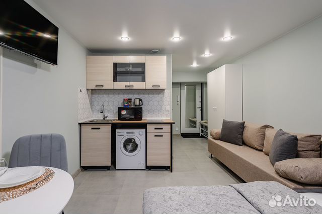 

1-к. квартира, 20 м², 2 кровати