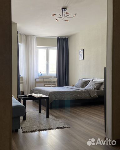 

1-к. квартира, 54 м², 3 кровати
