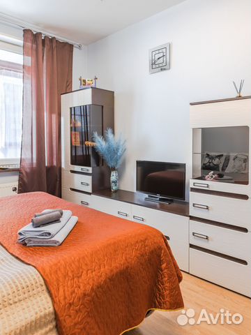 

1-к. квартира, 40 м², 2 кровати