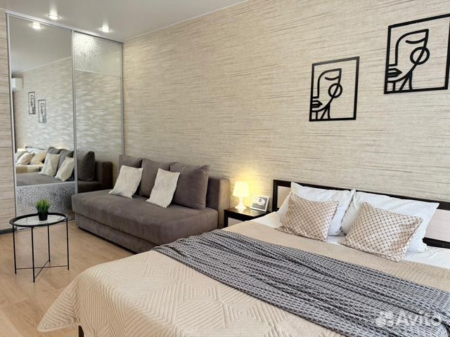 

1-к. квартира, 52 м², 2 кровати