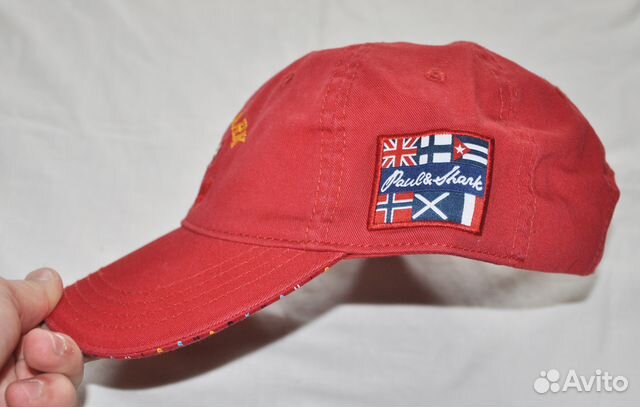 Кепка / бейсболка / Paul Shark / новая (красная)